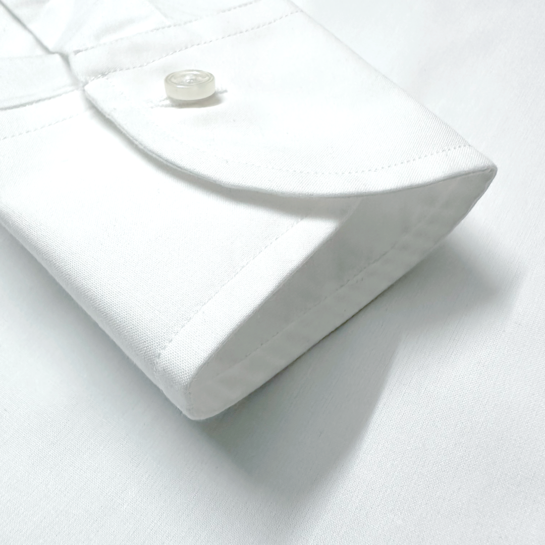 White Cotton Blend Formal – AF00094MF - Image 8