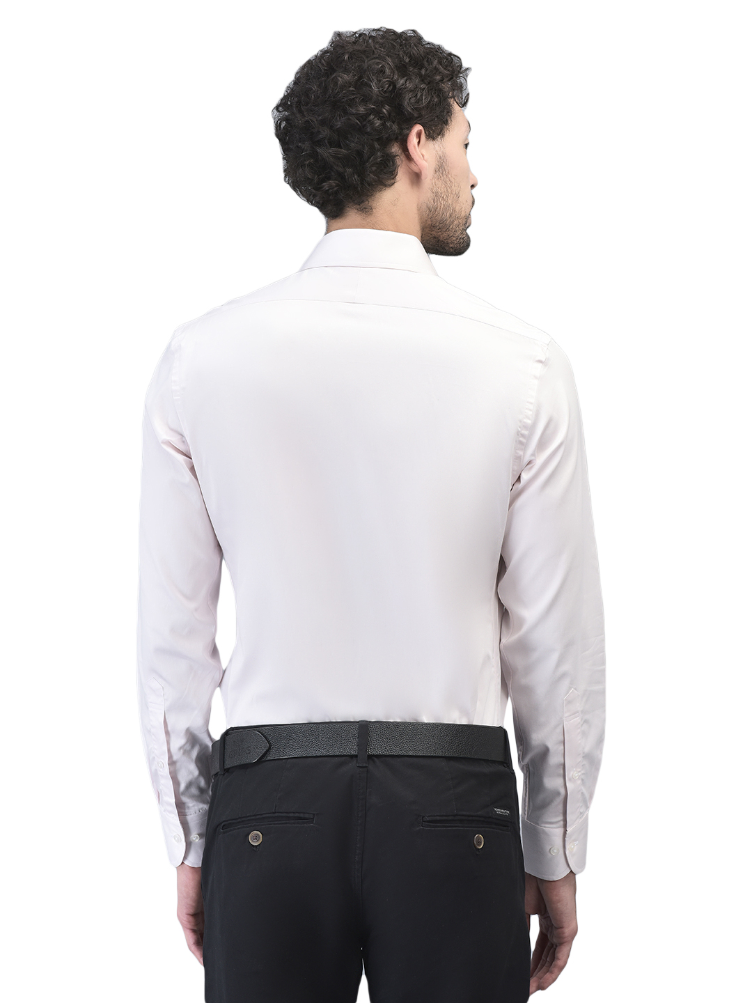 Pink Giza Cotton Wrinkle Resistant Shirt – AF00092SK - Image 4