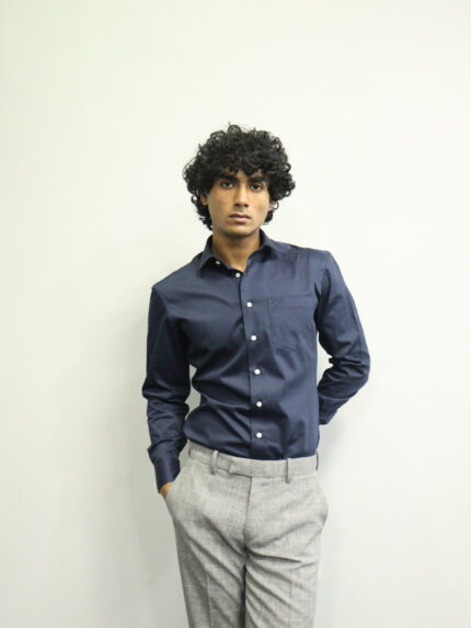 Blue Latte Formal Wear Cotton Shirt